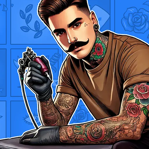 Tattoo Studio Simulator + Mod icon