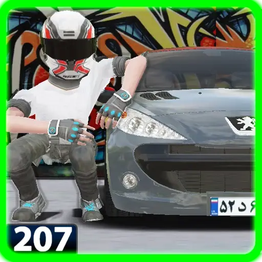 Mashin Bazi Peugeot 207 + Mod icon